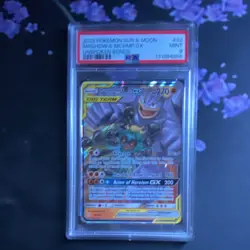 Pokemon Marshadow & Machamp GX 82/214 Sm-Unbroken Bonds Ultra Rare Holo PSA 9 - Image 1