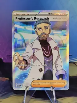 Professors Research Pokemon Scarlet And Violet Base Set Ultra Rare 241/198 - Image 1