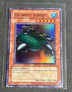 Yu-Gi-Oh! Catapult Turtle - RP01-EN038 Retro Pack 2024 Reprint Super NEAR MINT! - Image 1