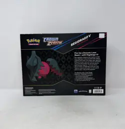 Pokemon TCG Sword & Shield Crown Zenith Regidrago V Collection Sealed Box - Image 3