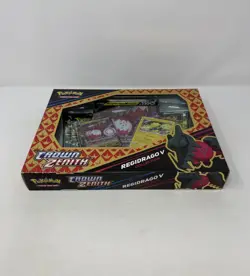 Pokemon TCG Sword & Shield Crown Zenith Regidrago V Collection Sealed Box - Image 5