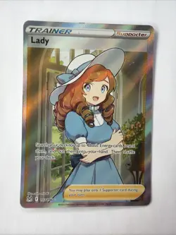 Pokemon TCG Lady Trainer 193/196 2022 Full Art - Image 1