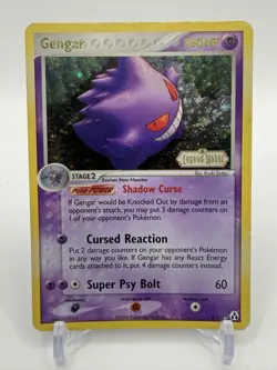 Pokemon Gengar 5/92 Stamped EX Legend Maker Reverse Holo Card MP Condition - Image 1