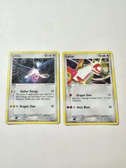 Pokemon 2004 EX Latias & Latios 2/10 & 4/10 Holo Card Set - Image 1