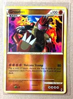 Groudon 6/95 Call of Legends Reverse Holo @ 2011 Pokemon - Image 1