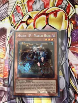 Yu-Gi-Oh! TCG Maliss P March Hare 1st Edition Alliance Insight Secret Rare - Image 1