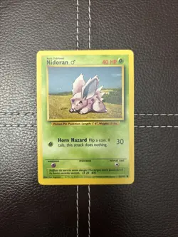 Pokemon TCG - Nidoran - 55/102 - Unlimited Base Set - NM Common (1999) - Image 1