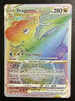 Dragonite VSTAR (Secret) 081/078 Pokemon GO Holo Near Mint/Mint - Image 1