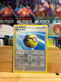 QUICK BALL 179/202 SWSH Base Set Reverse Holo Pokemon TCG NM - Image 1