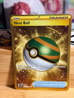 NEST BALL 255/198 Scarlet & Violet Hyper Rare Pokemon TCG Near Mint - Image 1