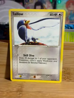 TAILLOW 86/113 EX Delta Species Vintage Unlimited Regular Pokemon TCG Near Mint - Image 1