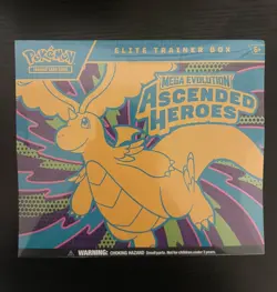 Pokemon TCG Mega Evolution Ascended Heroes ETB Elite Trainer Box Factory Sealed - Image 1
