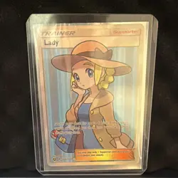 Pokemon Lady Trainer SV86/SV94 Hidden Fates Shiny Vault Full Art Holo Rare - Image 1