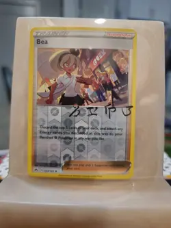 Bea Crown Zenith #123/159 Rare Reverse Holo Pokemon - Image 1