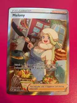 Pokemon Melony GG64/GG70 Crown Zenith Galarian Gallery Full Art Trainer Holo NM - Image 1