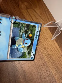 1x🌀HD SWIRL Squirtle 048 BLACK STAR PROMO 151 Pokemon - Image 3