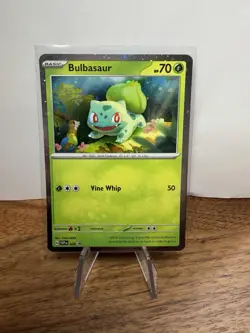 HD HOLO Bulbasaur 046 BLACK STAR PROMO 151 Pokemon - Image 1