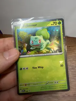 HD HOLO Bulbasaur 046 BLACK STAR PROMO 151 Pokemon - Image 3