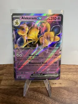 Alakazam ex (Error No Star Pattern) Pokemon BLACK STAR Promo #050 Holo - Image 1