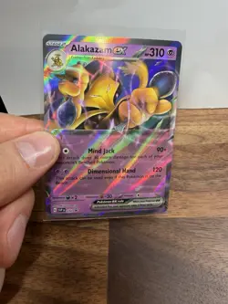 Alakazam ex (Error No Star Pattern) Pokemon BLACK STAR Promo #050 Holo - Image 2