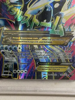 Pokemon Primal Kyogre EX Full Art Ultra Rare Holo XY Primal Clash 149/160 PSA - Image 2