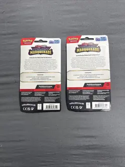 2 Pokemon Scarlet and Violet Twilight Masquerade Booster Packs + Coins 2024 - Image 2