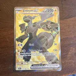 Pokemon Zekrom EX Ultra Rare Holo 158/086 Sv: Black Bolt 230 HP - Image 1
