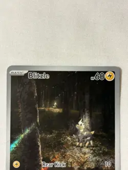Pokemon Blitzle 195/182 Illustration Rare Paradox Rift Scarlet Violet Holo - Image 2