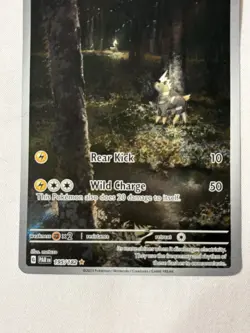 Pokemon Blitzle 195/182 Illustration Rare Paradox Rift Scarlet Violet Holo - Image 3