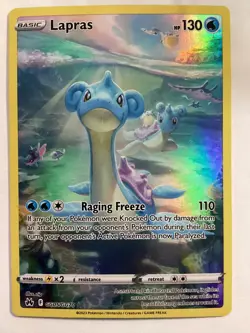 Pokemon Lapras GG05/GG70 Crown Zenith: Galarian Gallery Holo NmMt !! Nice !! - Image 1