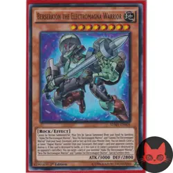 Yugioh Berserkion the Electromagna Warrior SDMY-EN004 Ultra Rare 1st Edition NM - Image 1