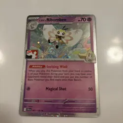 2025 Pokemon Stamped Prize Pack Series 7 Lillie's Ribombee #67 Near Mint Holo - Image 1
