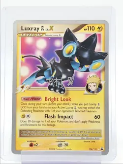 LUXRAY EX LVL. X 2009 POKEMON RISING RIVALS SP RARE 109/111 Q5677 - Image 1