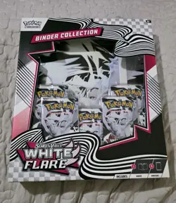 Pokemon TCG Scarlet & Violet White Flare Binder Collection BRAND NEW SEALED - Image 1