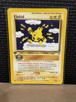 2000 Pokemon Neo Genesis - 1st Edition - Elekid 22/111 - Ungraded - Image 1