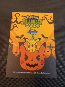 Pokemon 2025 DKV Collectoons Set Halloween Eevee 04 Circle Holo Peru - Image 2