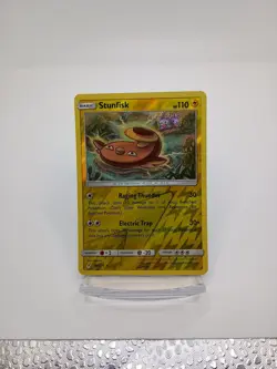 Pokemon Unbroken Bonds Stunfisk Rare Reverse Holo 56/214 - Image 1