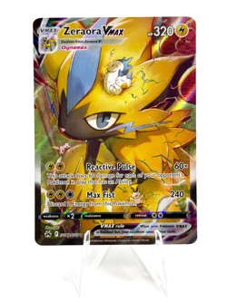 Pokemon Zeraora VMAX Galarian Gallery Ultra Rare Crown Zenith GG42/GG70 - Image 1