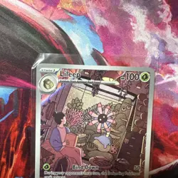 Lileep 145/142 Pokemon TCG Stellar Crown Illustration Rare Full Art Holo - Image 2