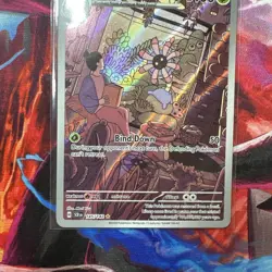 Lileep 145/142 Pokemon TCG Stellar Crown Illustration Rare Full Art Holo - Image 3
