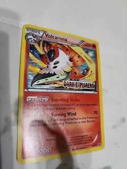 Volcarona Dark Explorers Black Star BW40 Pokemon TCG - Image 1