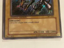 Yu-Gi-Oh Red-Eyes B. Dragon BPT-005 Secret Rare Limited NM - Image 4