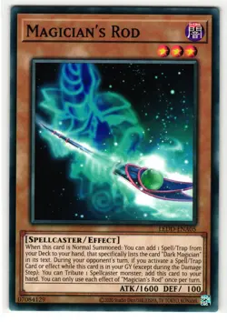 MAGICIAN'S ROD LEDD-ENA05 COMMON YU-GI-OH TCG - Image 1