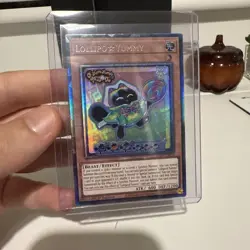Yu-Gi-Oh! TCG Lollipo Yummy JUSH-EN018 Collectors Rare - Image 1