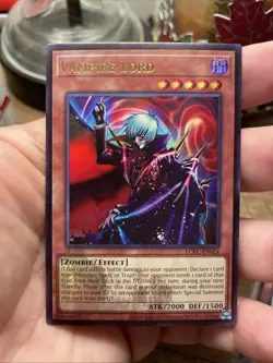 Vampire Lord LCKC-EN024 (HOLO SPLATTER MISPRINT!) Ultra Rare NM +Bonus FREESHIP! - Image 1