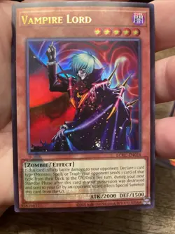 Vampire Lord LCKC-EN024 (HOLO SPLATTER MISPRINT!) Ultra Rare NM +Bonus FREESHIP! - Image 5