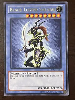 YuGiOh Black Luster Soldier DPYG-EN017 Yugi Rare Ritual Warrior Unlimited - Image 1