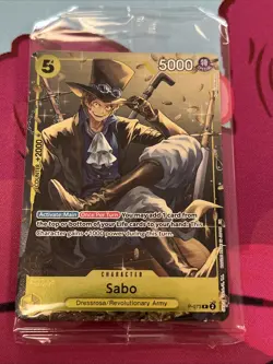 Sabo P-073 One Piece Promo Card Foil Sealed Tin Pack Vol.2 English - Image 1