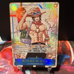 Portgas D. Ace OP13-119 SEC Alt Art Carrying on His Will ONE PIECE Japanese NM - Image 1