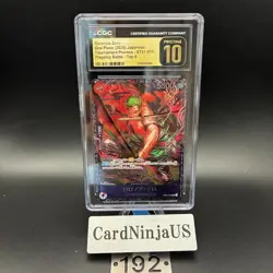 CGC 10 PRISTINE Zoro ST21-015 Flagship Battle 2025 Top 8 Prize Promo ONE PIECE - Image 1